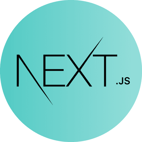 Next.js logo.